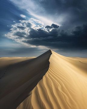 Woestijn van fernlichtsicht