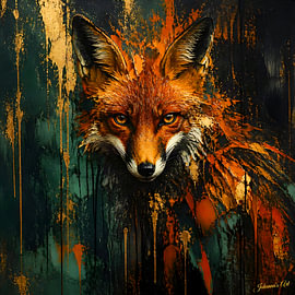 Primal – Expressionist Wildlife - Fox
