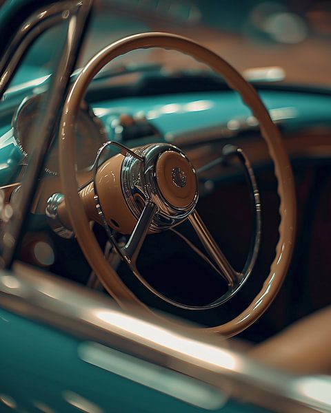 Auto-Detailblick genießen von fernlichtsicht