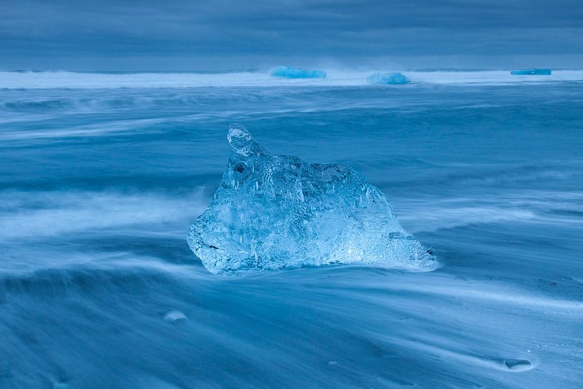 Chunks of ice on the beach by Sven-Erik Arndt
