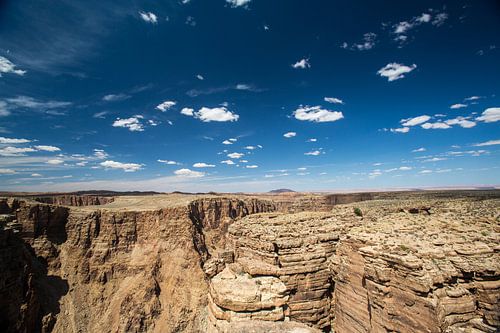 blik op de grand canyon