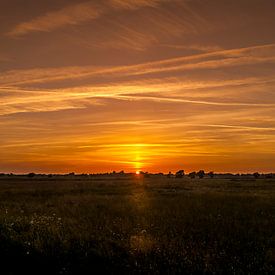 zonsondergang Marum by Marcel Braam