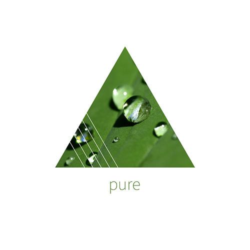 Graphic Art PURE | Raindrops by Melanie Viola