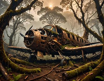 Aircraft wreckage by Nick Wendt