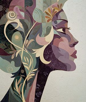 Vrouw Met Bloemen | Elegante Vrouw Met Bloemen