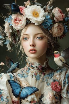 Digitaal Portret, Tussen Flora en Fauna no.2 van Studio BB