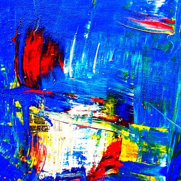 abstrakte Malerei  blau  zeitgenössische Kunst