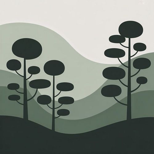 Grüner Wald von CanvasbyCaro