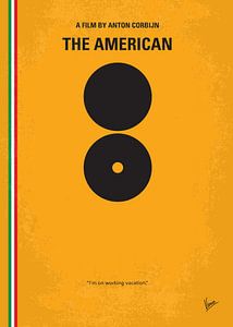 No088 My The American minimal movie poster van Chungkong Art