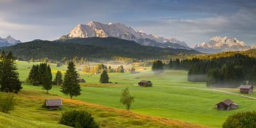 Wetterstein Mountains by Rainer Mirau