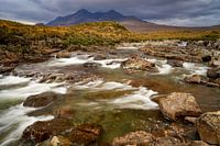 The Black Cuillins vanuit Sligachan, Isle of Skye