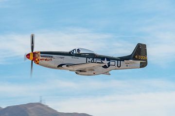 The beautiful North American P-51D Mustang - 413334- "Wee Willy ll" just took off  by Jaap van den Berg