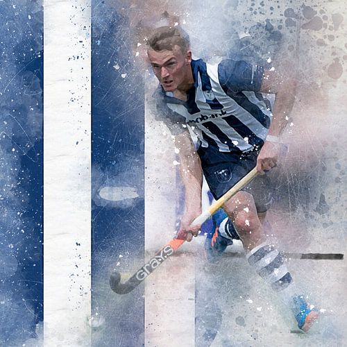 Field Hockey player in action