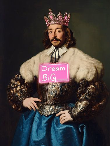 Royalty with a Flash of Pink