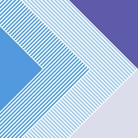 Abstract Retro Geometry Blue Grey