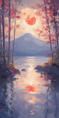 Zonsopkomst aan het Bergmeer