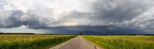 Leinen zum Sturm - Panorama bei Drunen von Zwoele Plaatjes