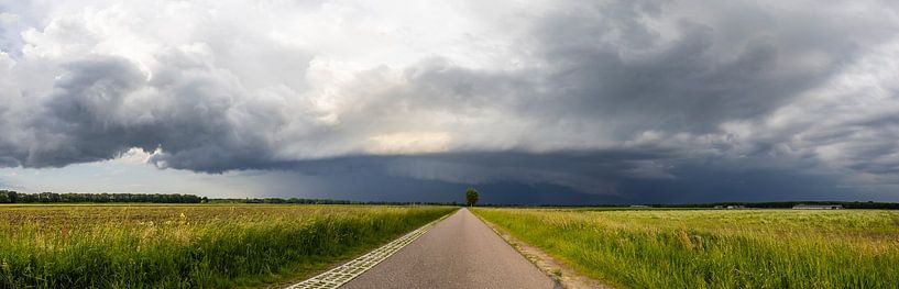 Leinen zum Sturm - Panorama bei Drunen von Zwoele Plaatjes