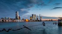 Skyline Rotterdam 2015 - Zonsondergang von Mark De Rooij Miniaturansicht