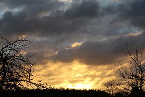 Stormlucht bij zonsopgang
