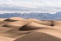 The art of the desert | sand dunes with shadows in Iran