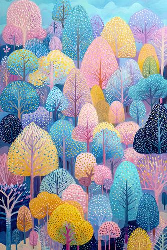 Colorful Forest Escape