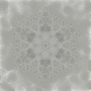 Abstraktes Schneeflocken-Mandala