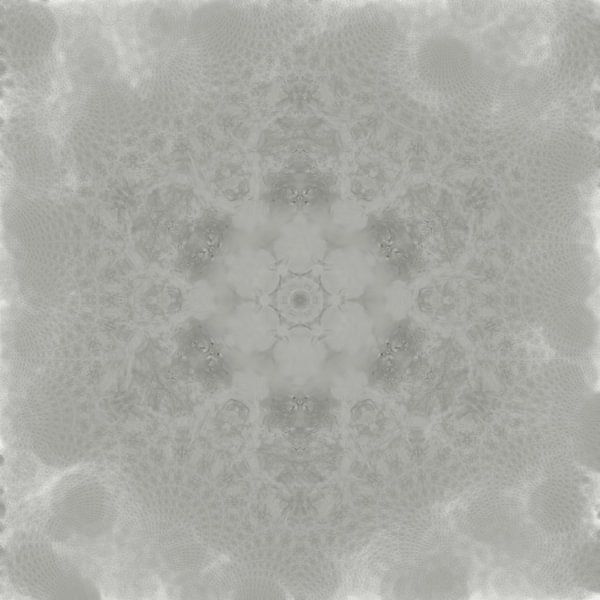 Abstract snowflake mandala by Maurice Dawson