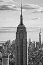 Empire State Building in zwart wit  van Thea.Photo thumbnail