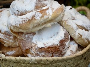 Ensaimadas à Majorque dans un panier