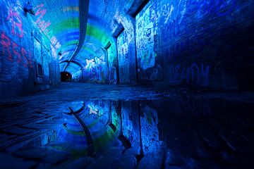 Blauer Tunnel von Max ter Burg Fotografie