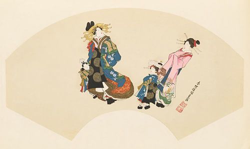 Motif from "Selected Masterpieces of the Ukiyo-e School"