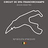 Formula 1 Spa Circuit - Belgian Grand Prix by MDRN HOME