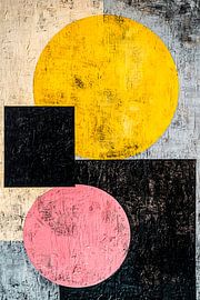 Abstraktes Kunstwerk mit Formen und Farben von Imperial Art House