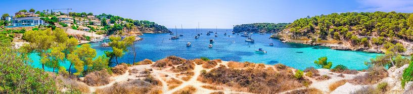 Strand en baai van Mallorca van Mustafa Kurnaz