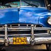 Klassieke Dodge Coronet 1950 in de straat van Havana, Cuba van Jan van Dasler