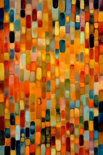 Colourful Mosaic in Warm Light