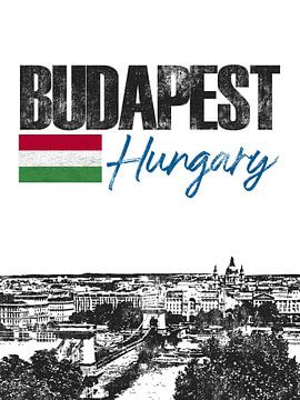 Boedapest Hongarije van Printed Artings