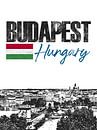 Boedapest Hongarije van Printed Artings thumbnail