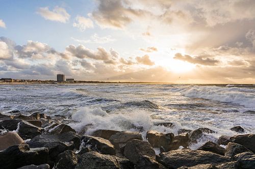 Storm in Warnemünde