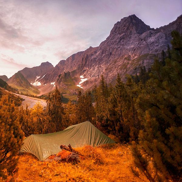 In the shelter of the mountains II by Mad Dog Art