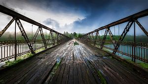 Landschaft mit Brücke