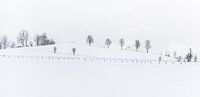 Abstract winterlandschap par Henk Verheyen Aperçu