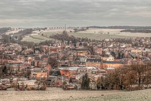 Panorama Gulpen in de sneeuw sur John Kreukniet