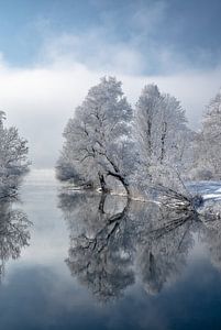Mystischer Wintermorgen in Bayern