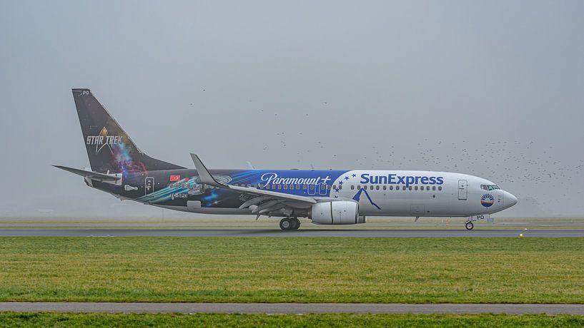 SunExpress Boeing 737 with special colour scheme. by Jaap van den Berg