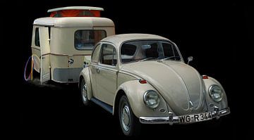VW 1300 met Eriba Familia caravan