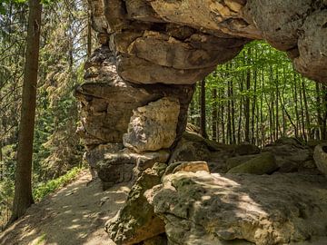 Am Reitsteig, Suisse saxonne - Porte de rocher Kleiner Kuhstall sur Pixelwerk