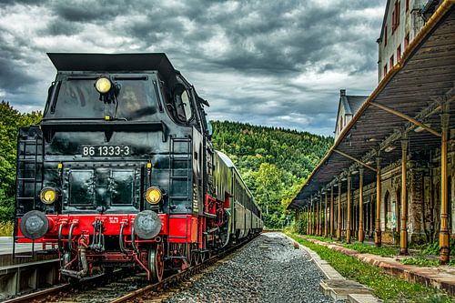 Steam in the Erzgebirge Mountains