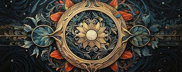 Mooi Mandala 204917 van Abstract Schilderij